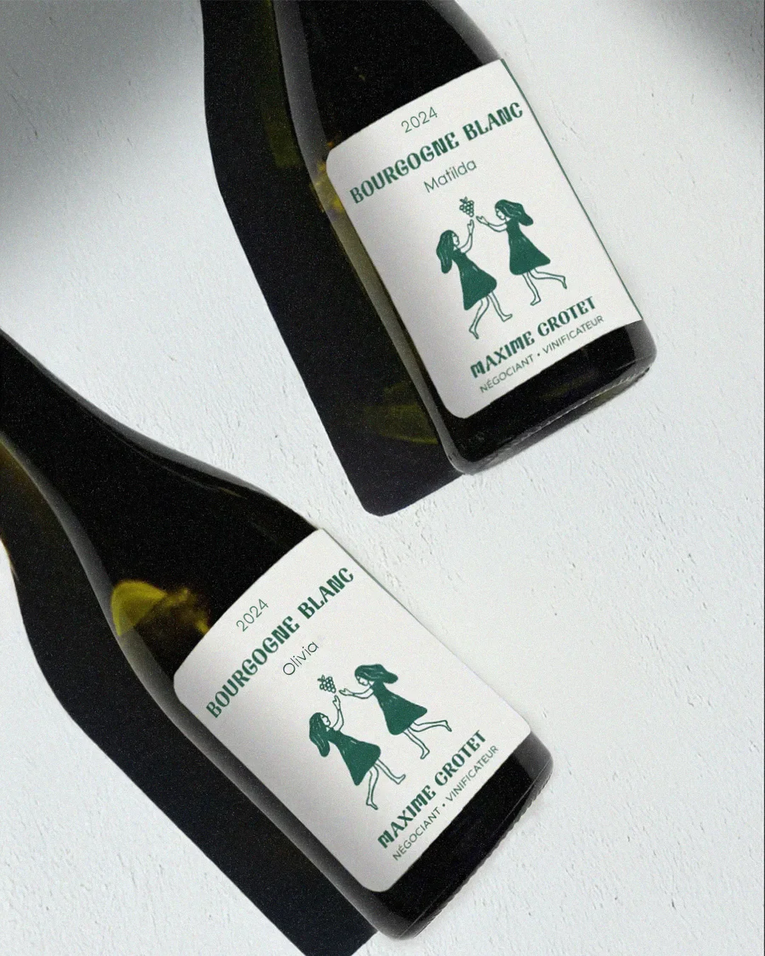 Focus sur les étiquettes Bourgogne Blanc Matilda Maxime Crotet